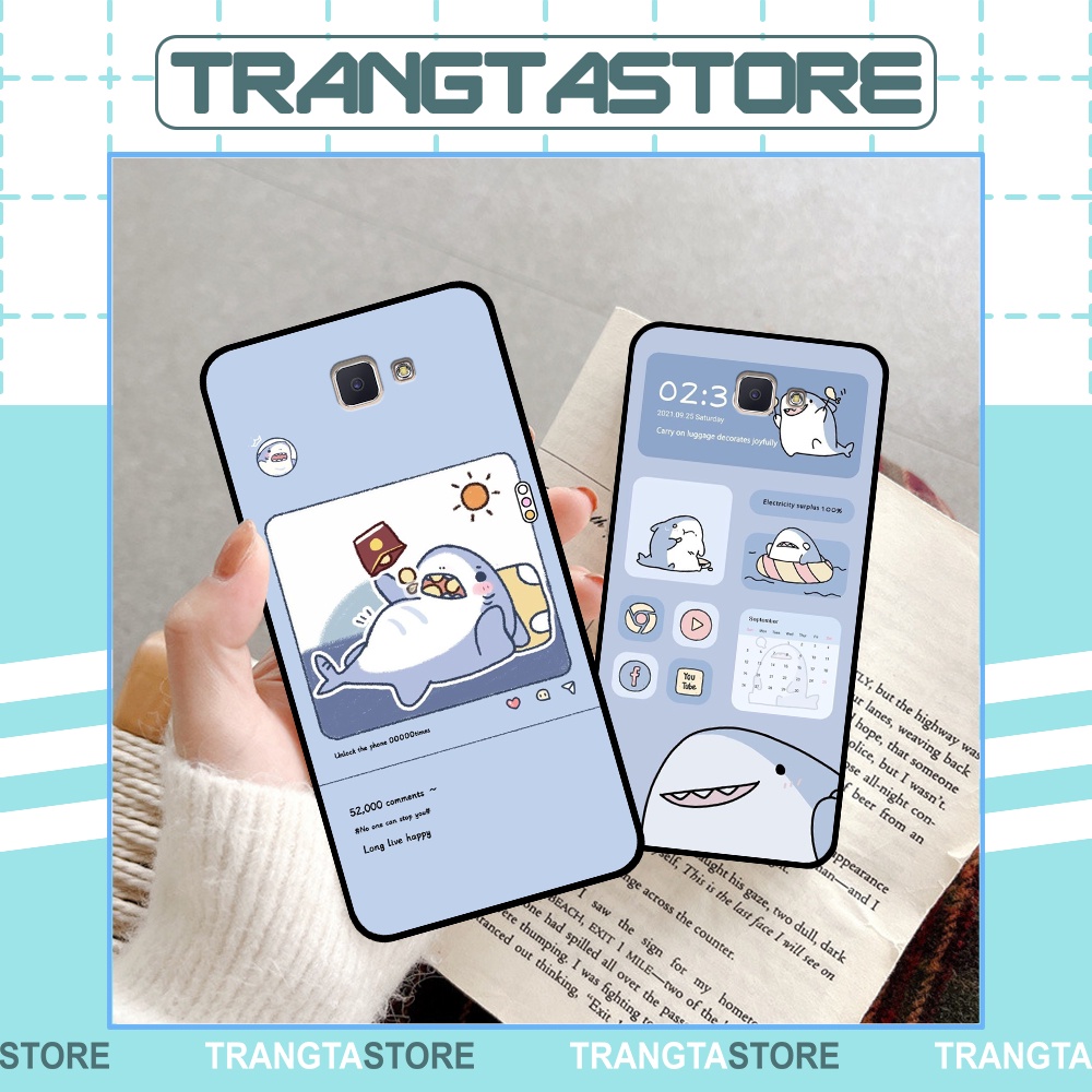 Ốp lưng Samsung J5 Prime / J7 Prime in hình nền cá mập đáng yêu giá rẻ
