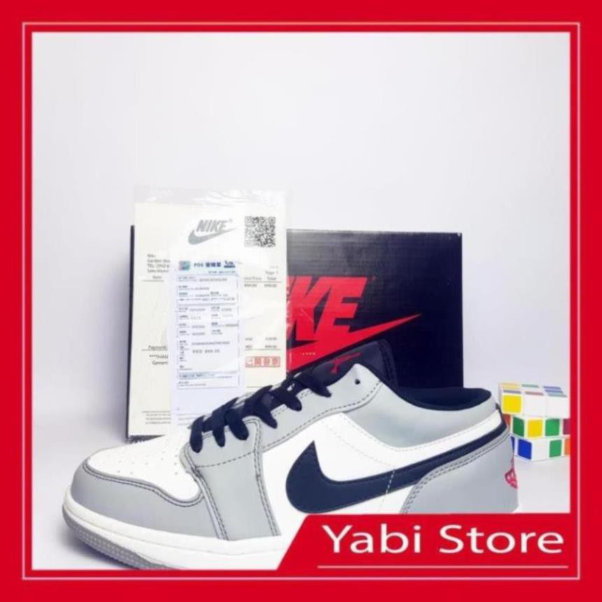 🔥FREE SHIP-HÀNG QUẢNG CHÂU 🔥Giày thể thao sneaker🔥Air Jordan 1 Low JD LIGHT SMOKE GREY full box - Yabi Store