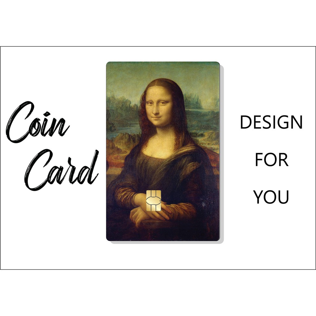 Leonardo da Vinci  - Sticker dán Thẻ ATM, Debit ,Thẻ Từ, Thẻ Chung Cư | COINCARD