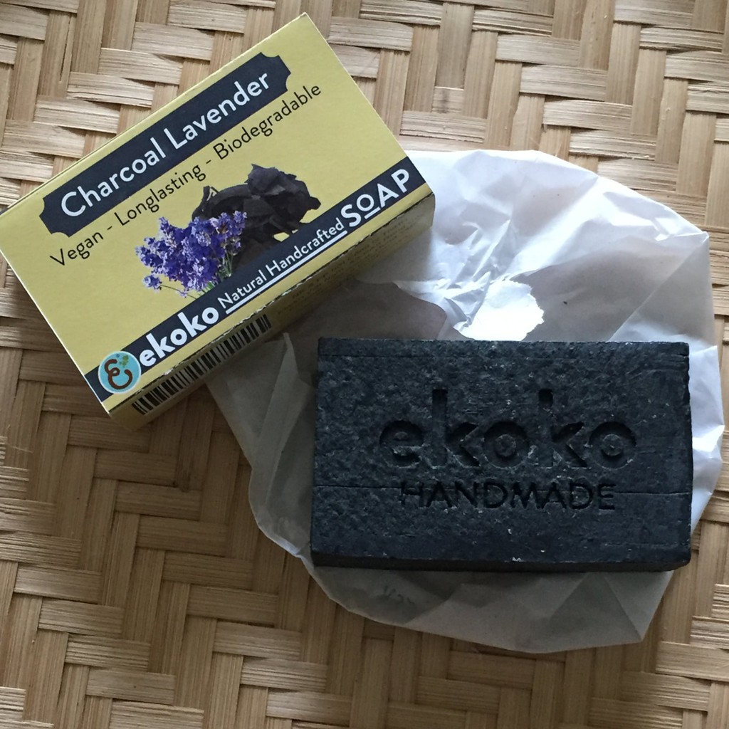 Xà Phòng Than Hoạt Tính Oải Hương Charcoal Lavender, Xà Bông Handmade, Nguyên Liệu Tự Nhiên, Bảo Vệ, Cho Da Sáng Khỏe