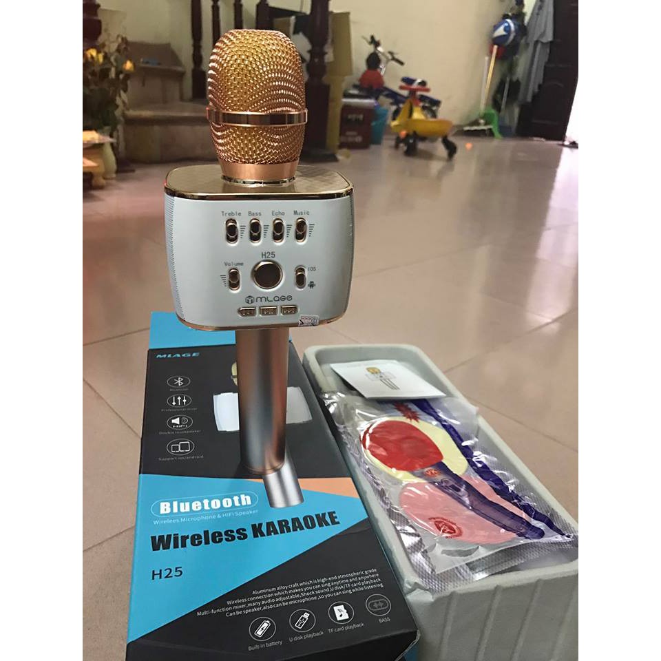 Micro karaoke Bluetooth Cao Cấp H25