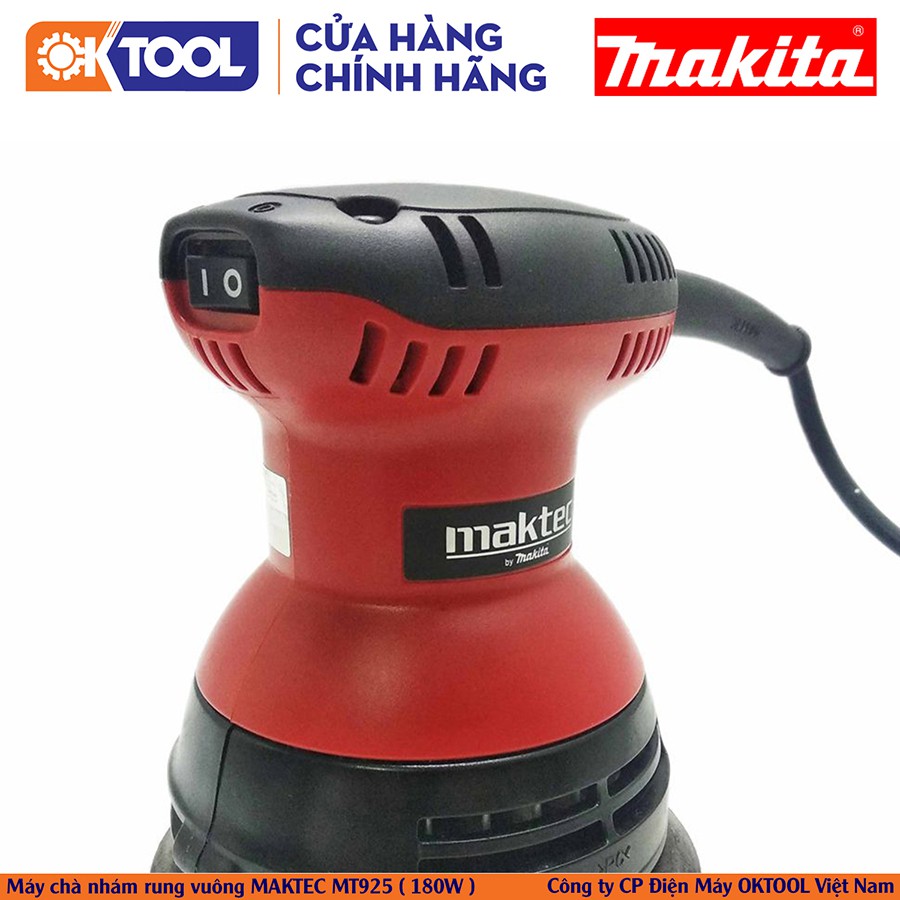 [Hàng Chính Hãng] Máy chà nhám rung vuông Maktec MT925 (180W)