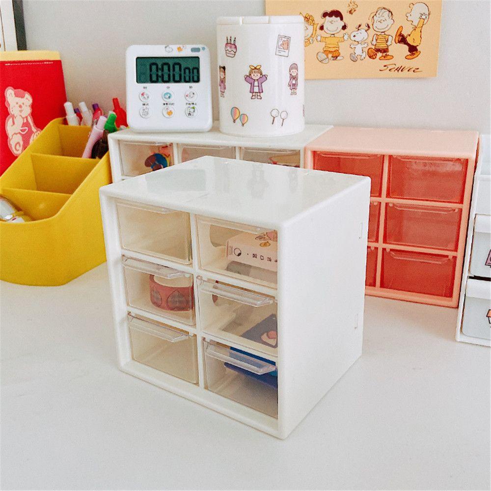 Hộp Đựng Đồ Trong Suốt Chống Bụi Dạng Ngăn Kéo Để Bàn Tiện Lợi