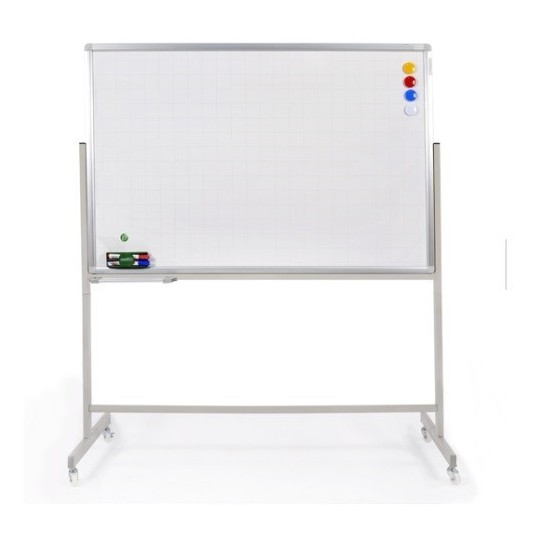 Bảng di động 1 mặt từ trắng 80 x 120 cm