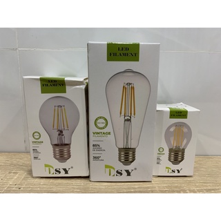 Bóng đèn led giả dây tóc edison 4W Trong ánh sáng Vàng (G45, A60, ST64) - Điện Gia dụng Hoàng Kim