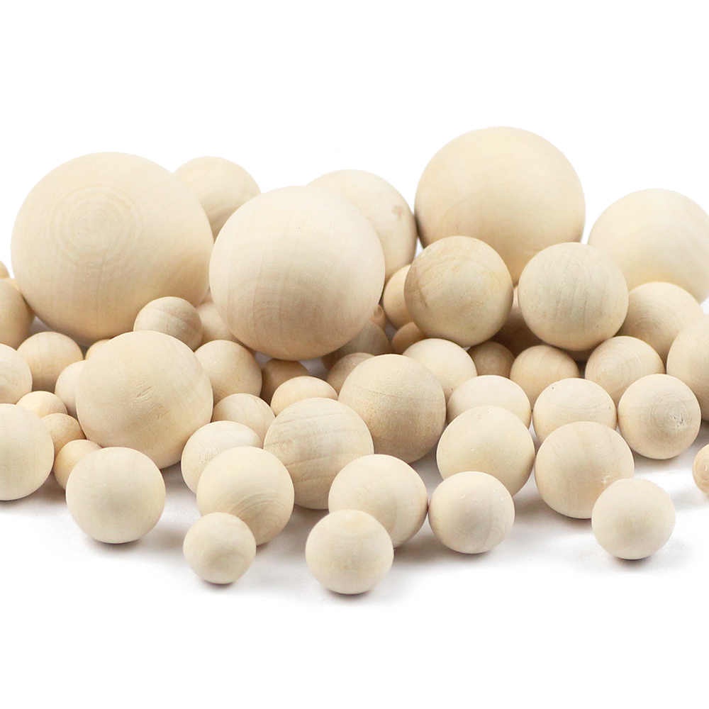 Hạt gỗ mộc tròn 1kg làm túi tỏi, hanmade, thủ công sáng tạo