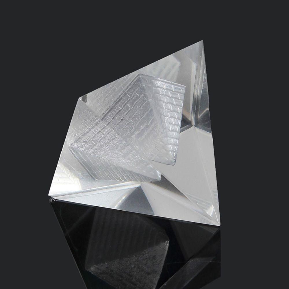 Mô Hình Kim Tự Tháp 40mm Trang Trí Phòng Khách Phong Cách Ai Cập Reiki Chakra 3D