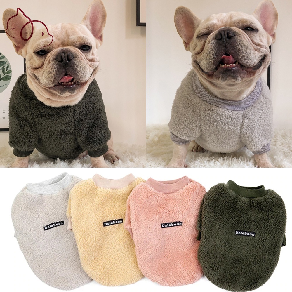 Áo Sweater Vải Lông Giữ Ấm Trong Mùa Đông Cho Chó York/Chihuahua/Chó Bull Pháp/Pug Cỡ Nhỏ