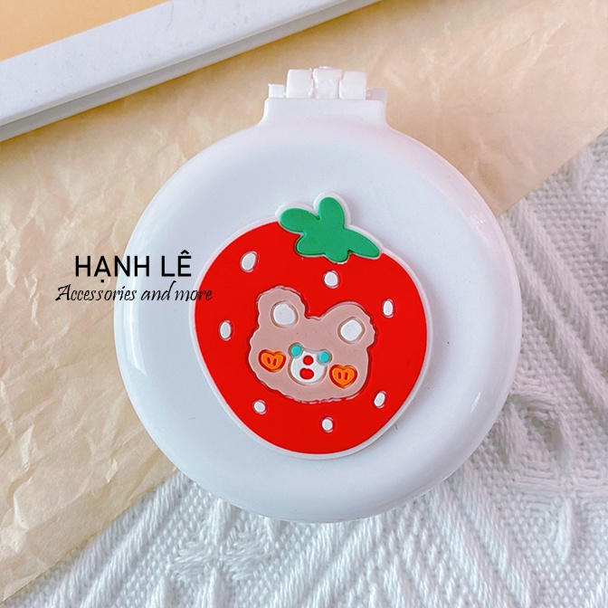 Gương tay kèm lược họa tiết xinh xắn nhiều mẫu mã đáng yêu cho bạn gái dễ mang theo khi đi chơi bên ngoài, đi du lịch