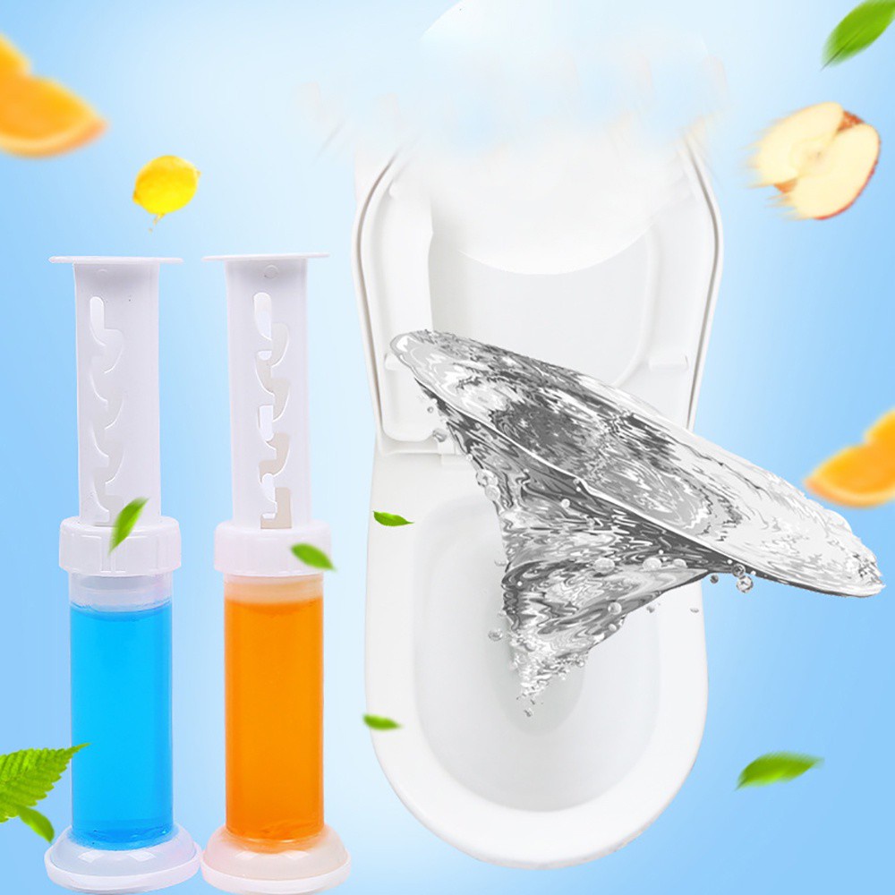 Gel Vệ Sinh Bồn Cầu Khử Mùi Vị Trái Cây In 14 Cánh Hoa Tiện Dụng