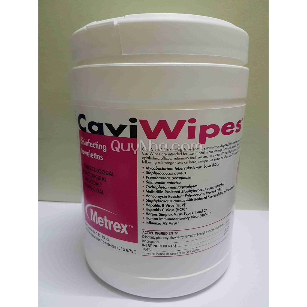 Giấy lau sát trùng dụng cụ Cavi Wipes