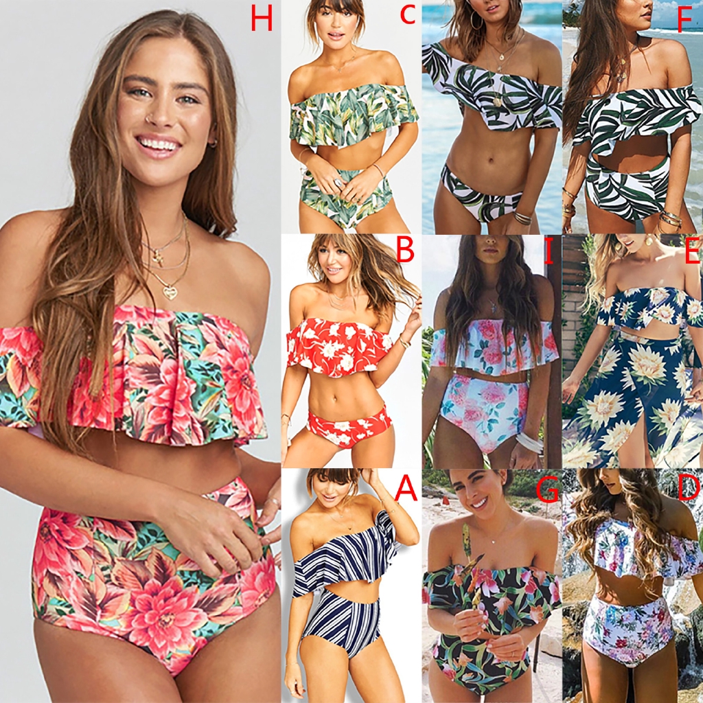 Bộ bikini không dây in họa tiết hoa quyến rũ cho nữ | BigBuy360 - bigbuy360.vn