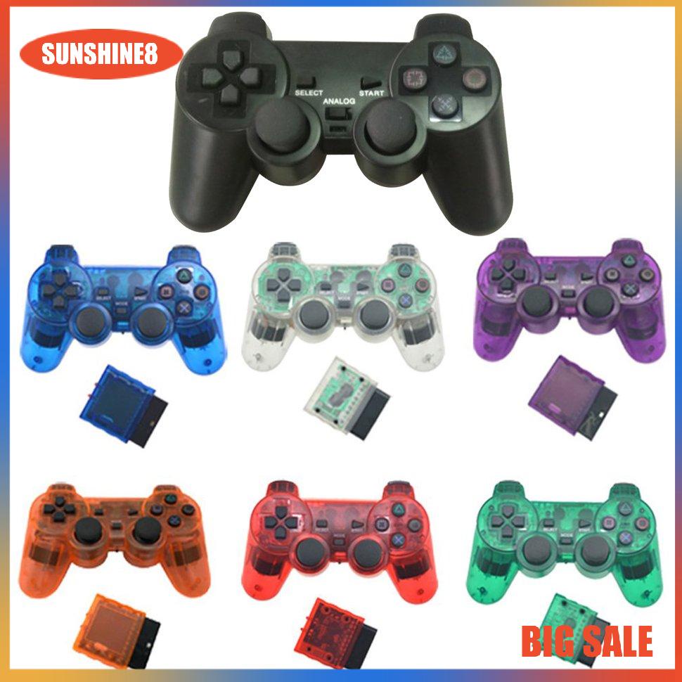 【SUN】Wireless Gamepad 2.4G For Snoy PS2 Console Joystick Wireless Controller