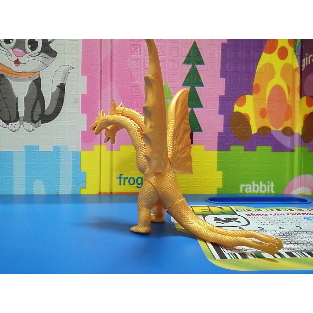 Mô hình quái vật King Ghidorah, đồ chơi bé trai Vinyl Figure