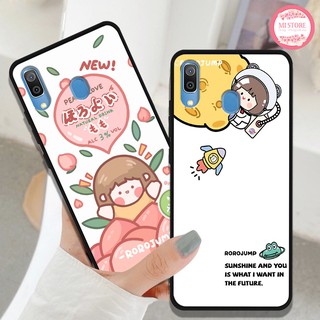 Ốp lưng Samsung Galaxy A10 - A20 - A30 - M10 - M20 - M30 in hình vũ trụ hoạt hình