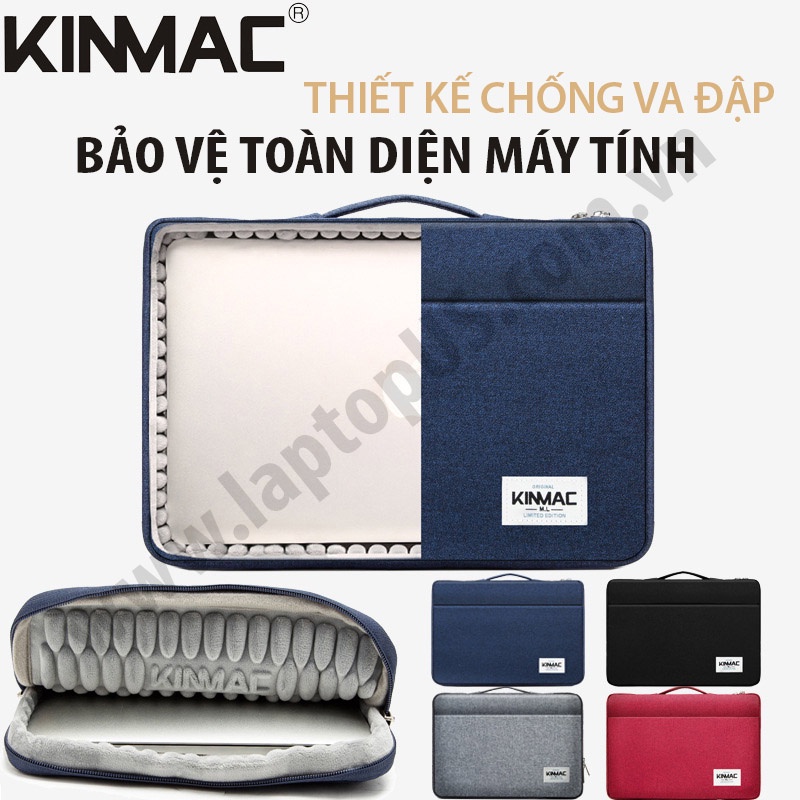 Túi Macbook Kinmac Đệm Chống Sốc Rơi Vỡ Nhiều Màu