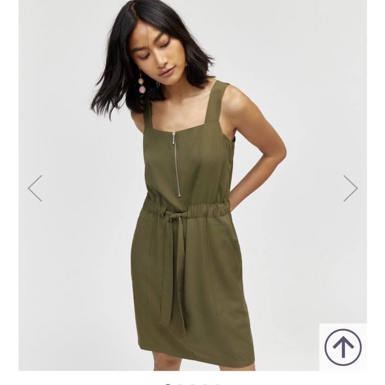 Đầm Warehouse rút dây