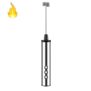 Máy tạo bọt sữa cà phê cầm tay 3 tốc độ điều chỉnh bằng thép không gỉ tiện dụng cho gia đình