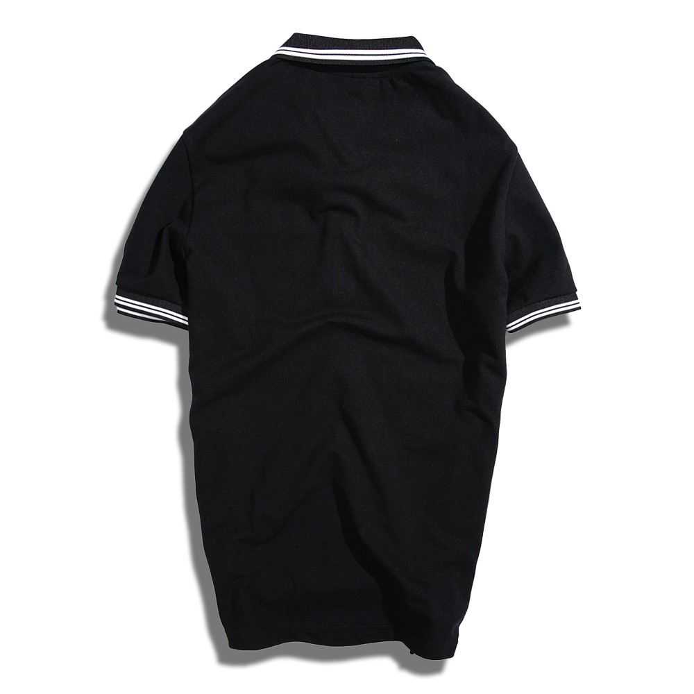 Áo Polo Nam ráp phối LUKE , vải cá sấu cotton xịn siêu mát, dáng regular, bền màu PPL35 Pigofashion