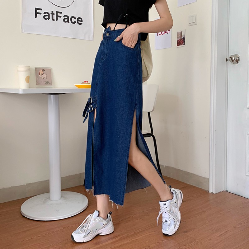 Chân váy denim phong cách thời trang dành cho phái nữ | BigBuy360 - bigbuy360.vn