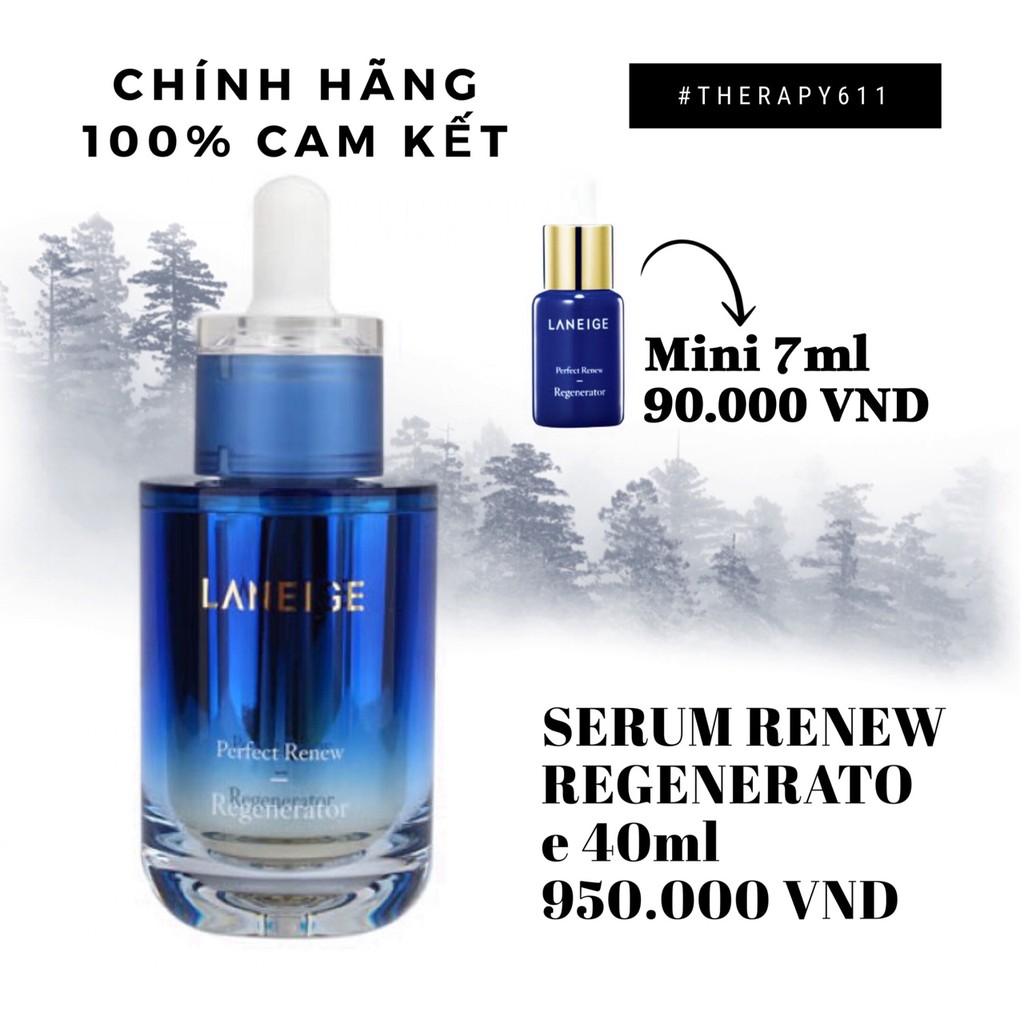 [𝗦𝗔𝗟𝗘]..::✨Serum tái tạo da Laneige Perfect Renew Regenerator 7ml✨::..