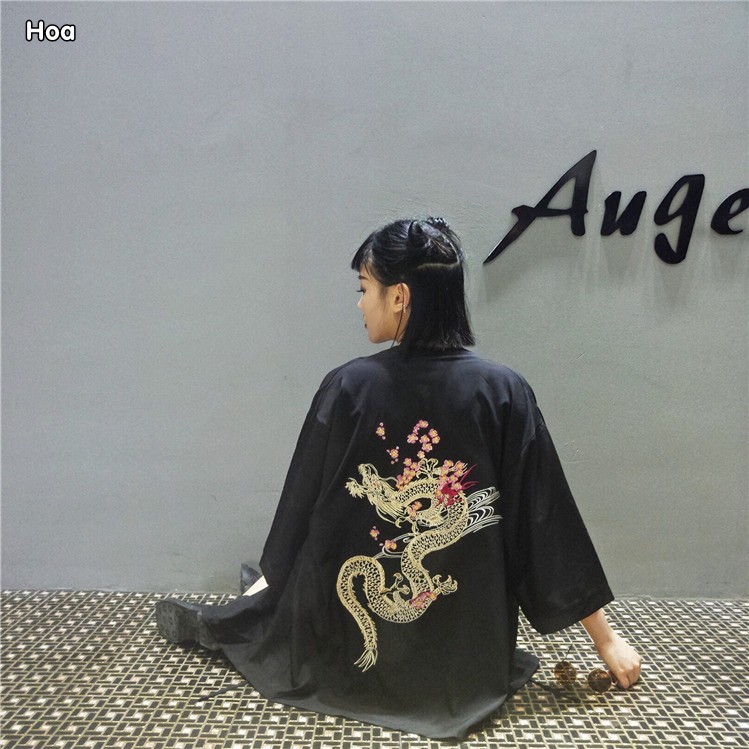 [Có Sẵn] Áo Kimono tattoo - đoản quái Kim Long | BigBuy360 - bigbuy360.vn