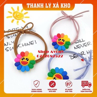 Buộc tóc hoa mặt trời siêu xinh