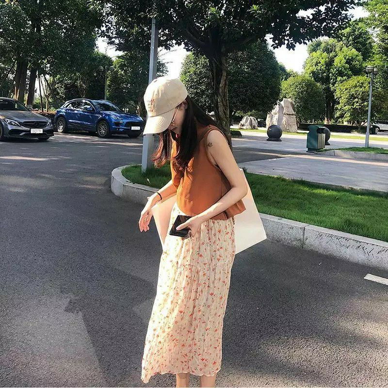 [CÓ SẴN] Chân váy hoa dáng dài vintage chiffon hot trend | BigBuy360 - bigbuy360.vn