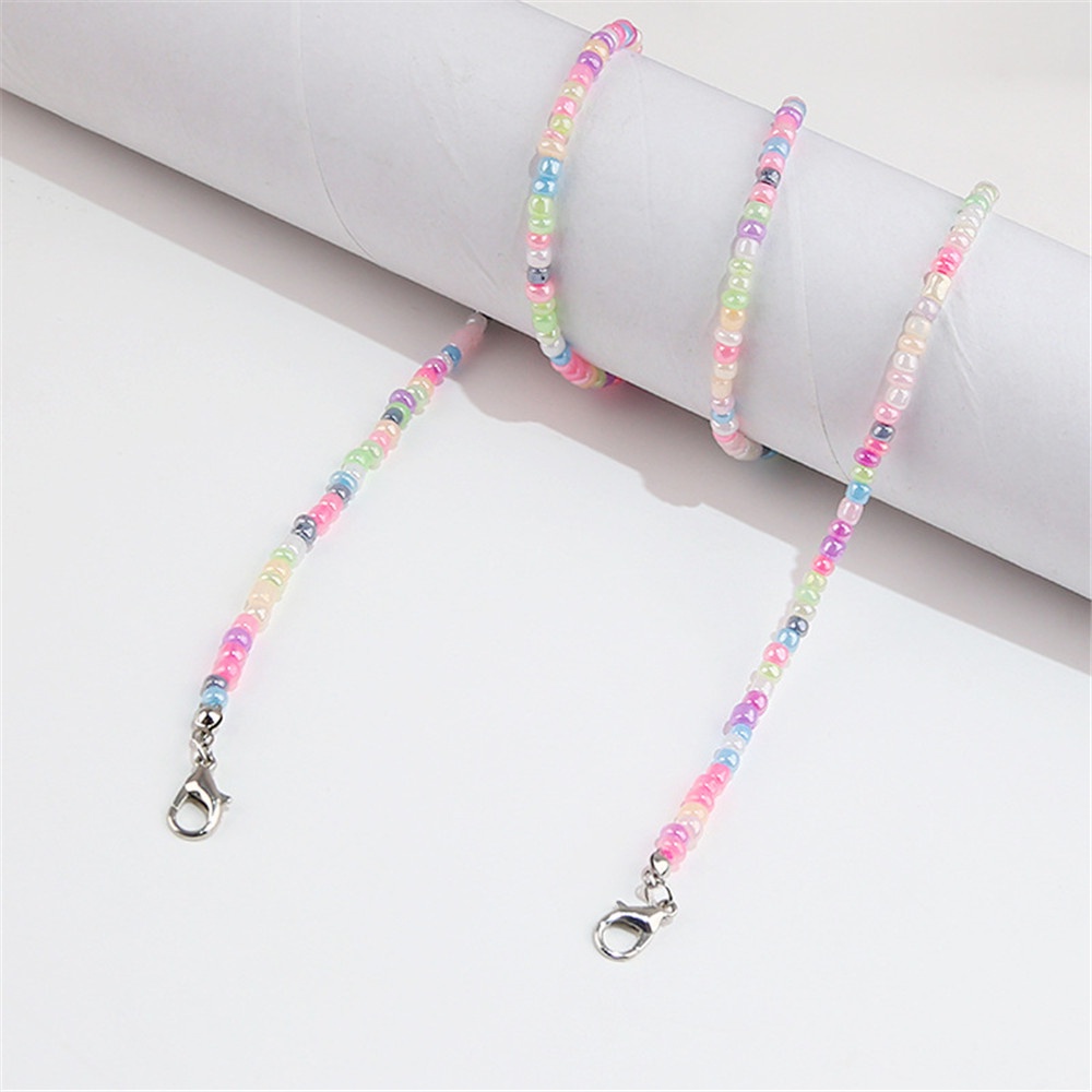 Dây đeo mắt kính chống thất lạc dạng chuỗi hạt bằng acrylic thiết kế thời trang