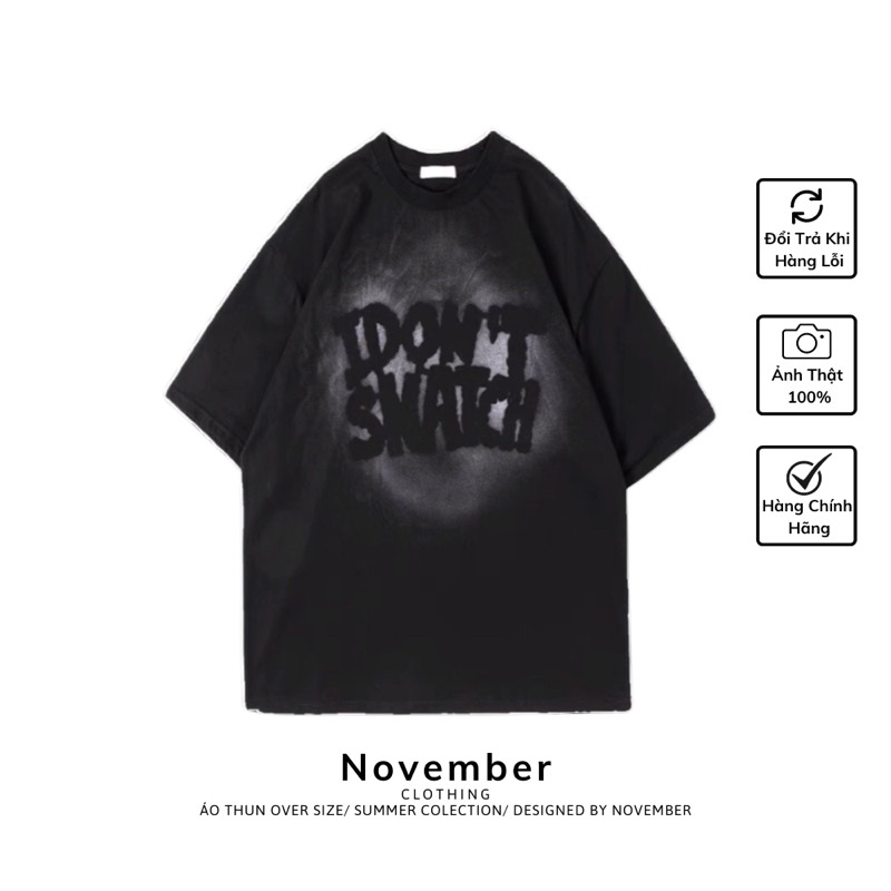 ÁO THUN TAY LỠ FORM OVERSIZE - SNATC.H T-SHIRT