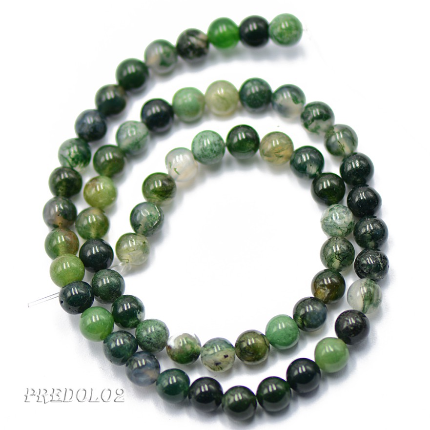 Chuỗi hạt đá mã não tự nhiên dùng để làm đồ trang sức thủ công