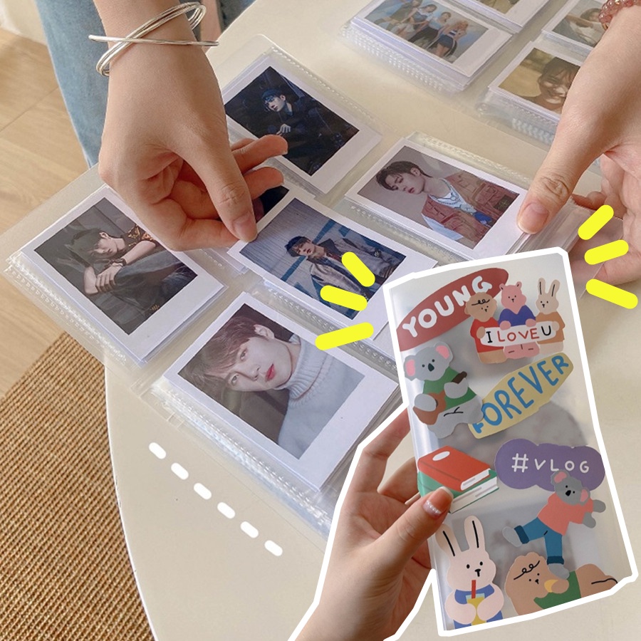 Album ảnh 84 Trong Suốt Thẻ ảnh đựng Lomo Card Kpop Hình ảnh Sinh Viên Tốt Nghiệp