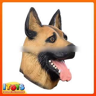 Mặt nạ đầu Chó - mặt nạ hóa trang thành Chó - Đồ hóa trang chó ITOYS - [ DVHT5 ] hanhshop21