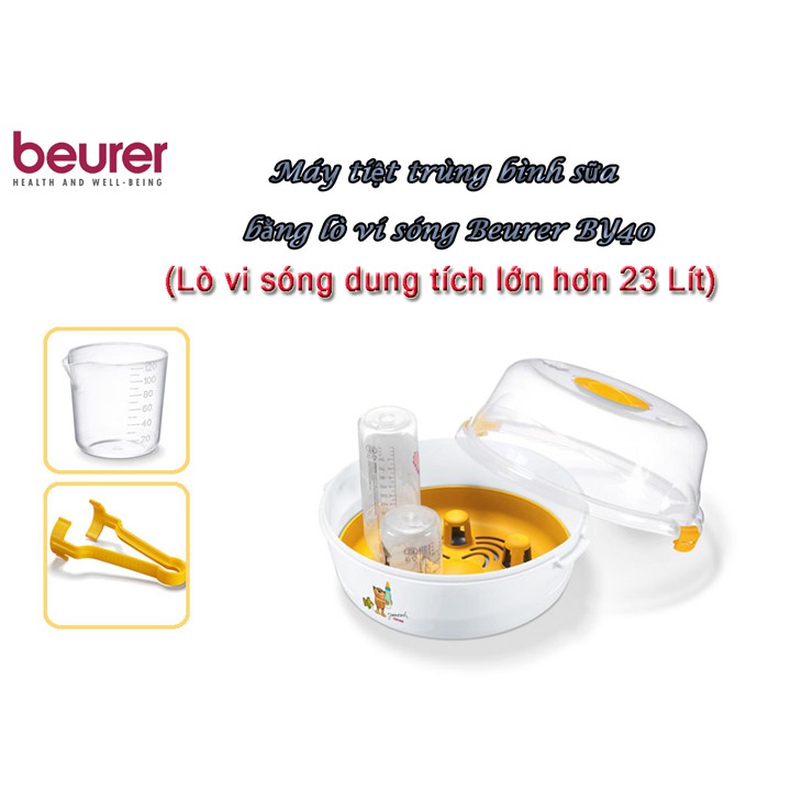 (GIÁ Hủy Diệt) Máy tiệt trùng bình sữa Beurer JBY40