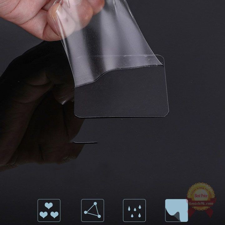 Miếng dán tường treo đồ tranh ảnh ổ điện tái sử dụng nhiều lần LAMA