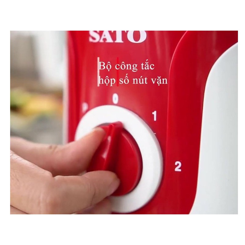 Máy xay sinh tố đa năng 03 cối Việt Nhật SATO MX7305 BẢO HÀNH 03 năm, Sản phẩm đã được đăng kí bản quyền Nhật Bản