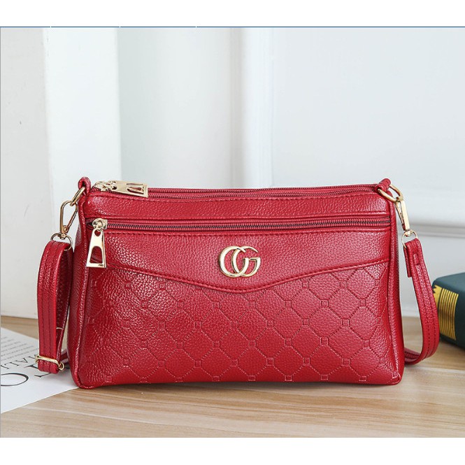 Túi đeo chéo nữ da mềm nhiều ngăn giá rẻ BAG U CG112 | BigBuy360 - bigbuy360.vn