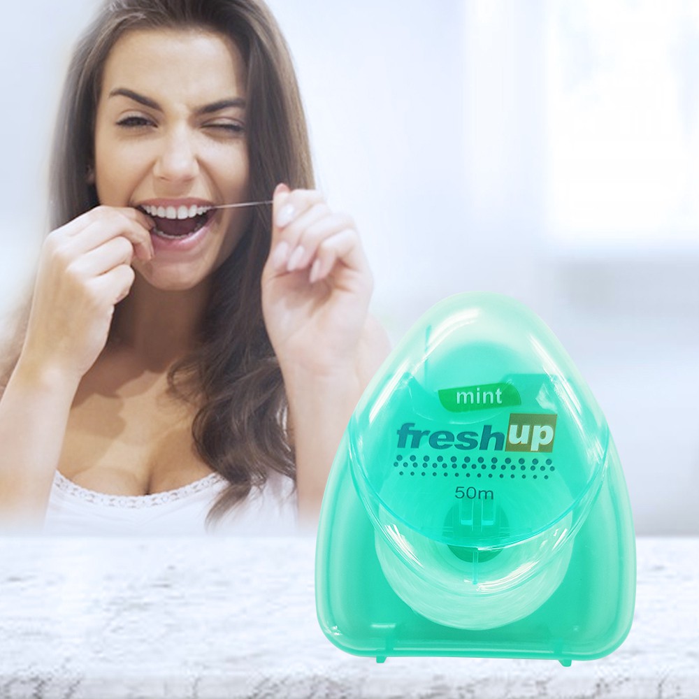 Chỉ nha khoa FreshUp -Cuộn Dài 50m (Hương Bạc Hà)