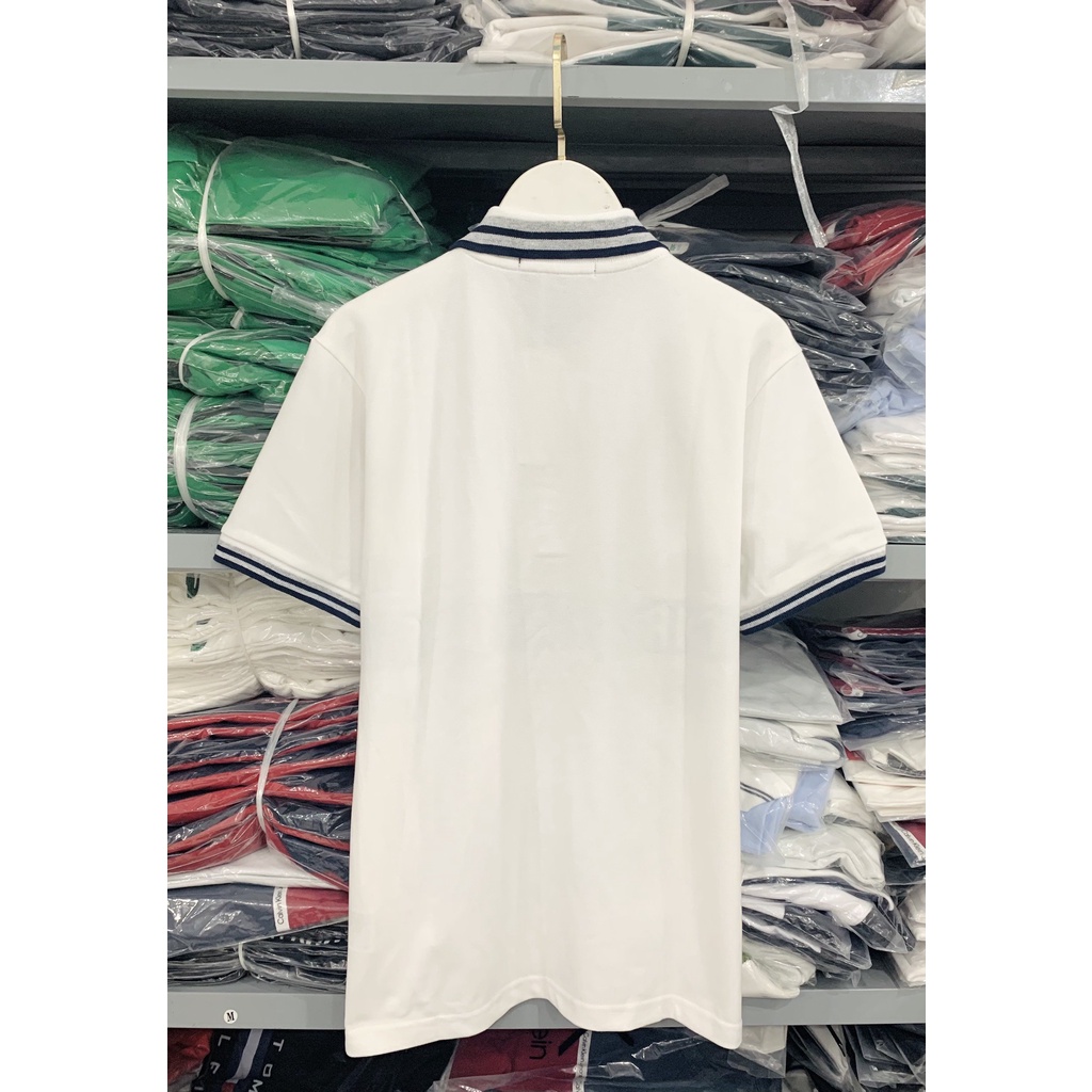 [HÌNH THẬT] ÁO THUN CỔ TRỤ DIOR ÁO POLO DIOR TRẮNG VNXK   - COTTON 100%
