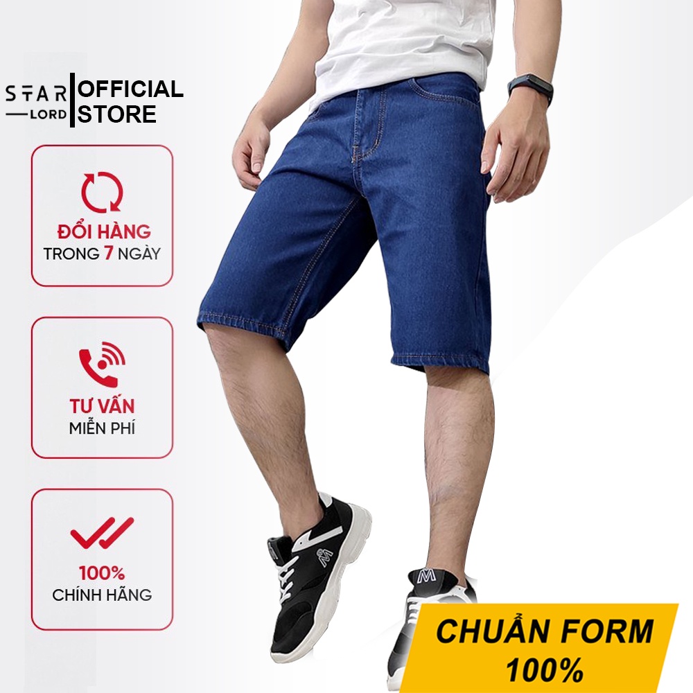 Quần short nam vải jean dày đẹp chuẩn form dáng SL393 StarLord