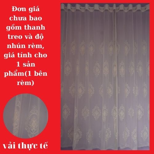 Rèm voan trang trí | màn cửa vải voan mỏng siệu rẻ chuyên dụng decor nhà cửa