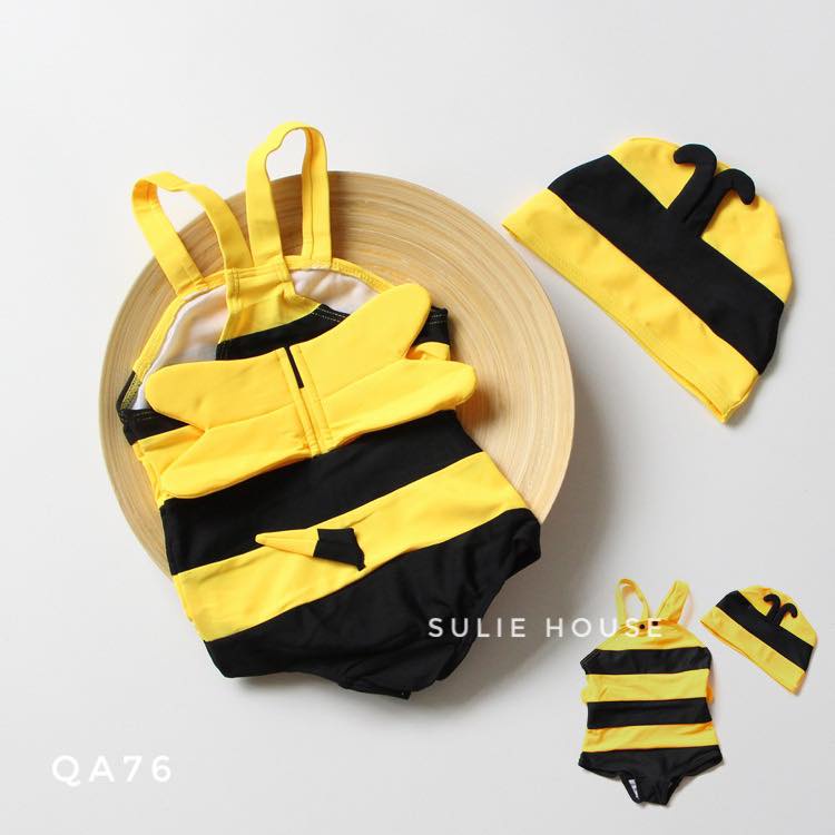 Bộ bơi ong vàng kèm mũ - QA76