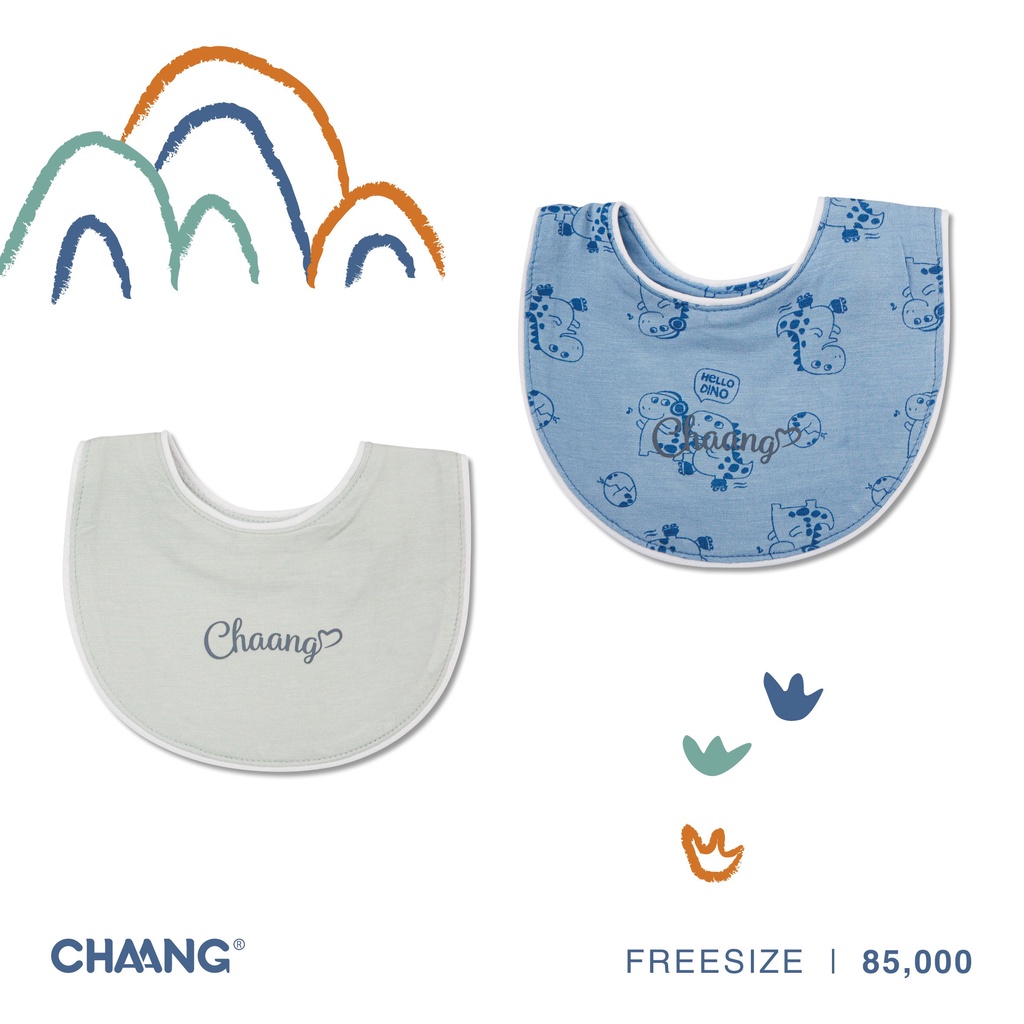 Set yếm tròn sơ sinh Chaang- BST sơ sinh Pony&Dino Chaang