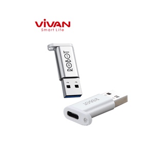 Mua Đầu Chuyển Đổi OTG Cổng USB 3.0 Sang Type-C VIVAN RT-OTG03 - Chất Liệu Vỏ Kim Loại