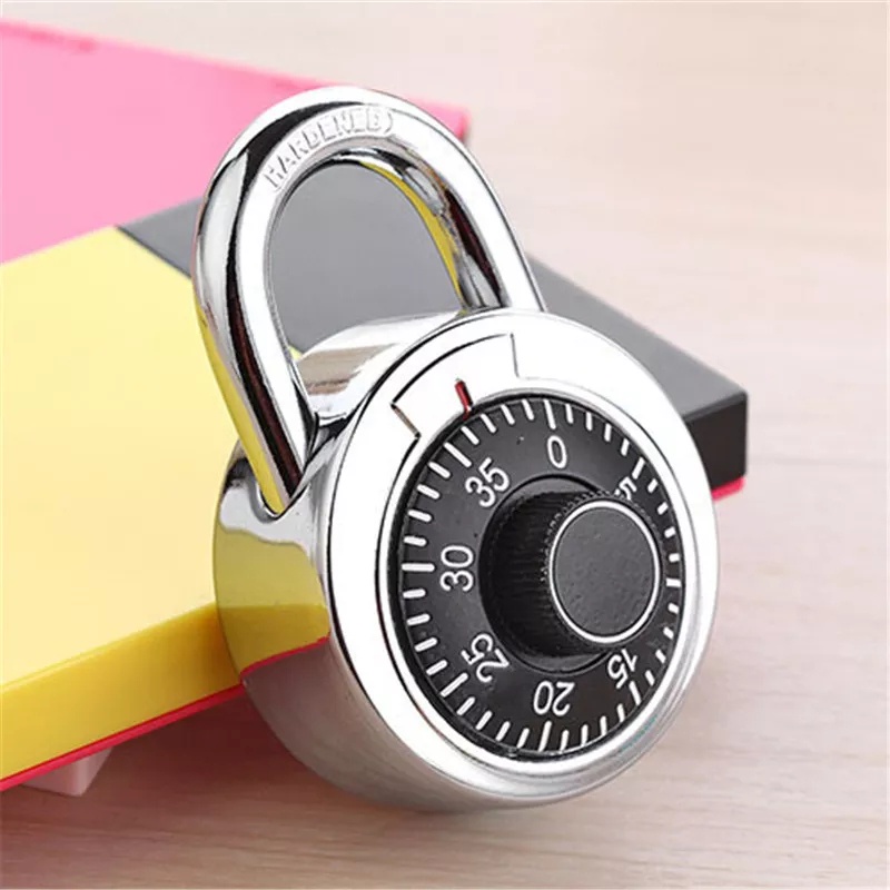 Ổ Khóa Mật Khẩu Bàn Xoay Cực Kỳ An Toàn, Không Cần Chìa 8818 - o khoa -khóa cửa