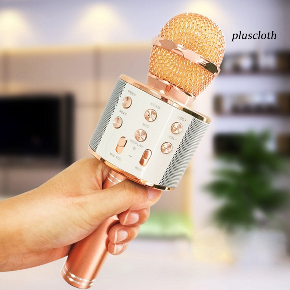 Micro bluetooth không dây cầm tay hát karaoke KTV tiện dụng