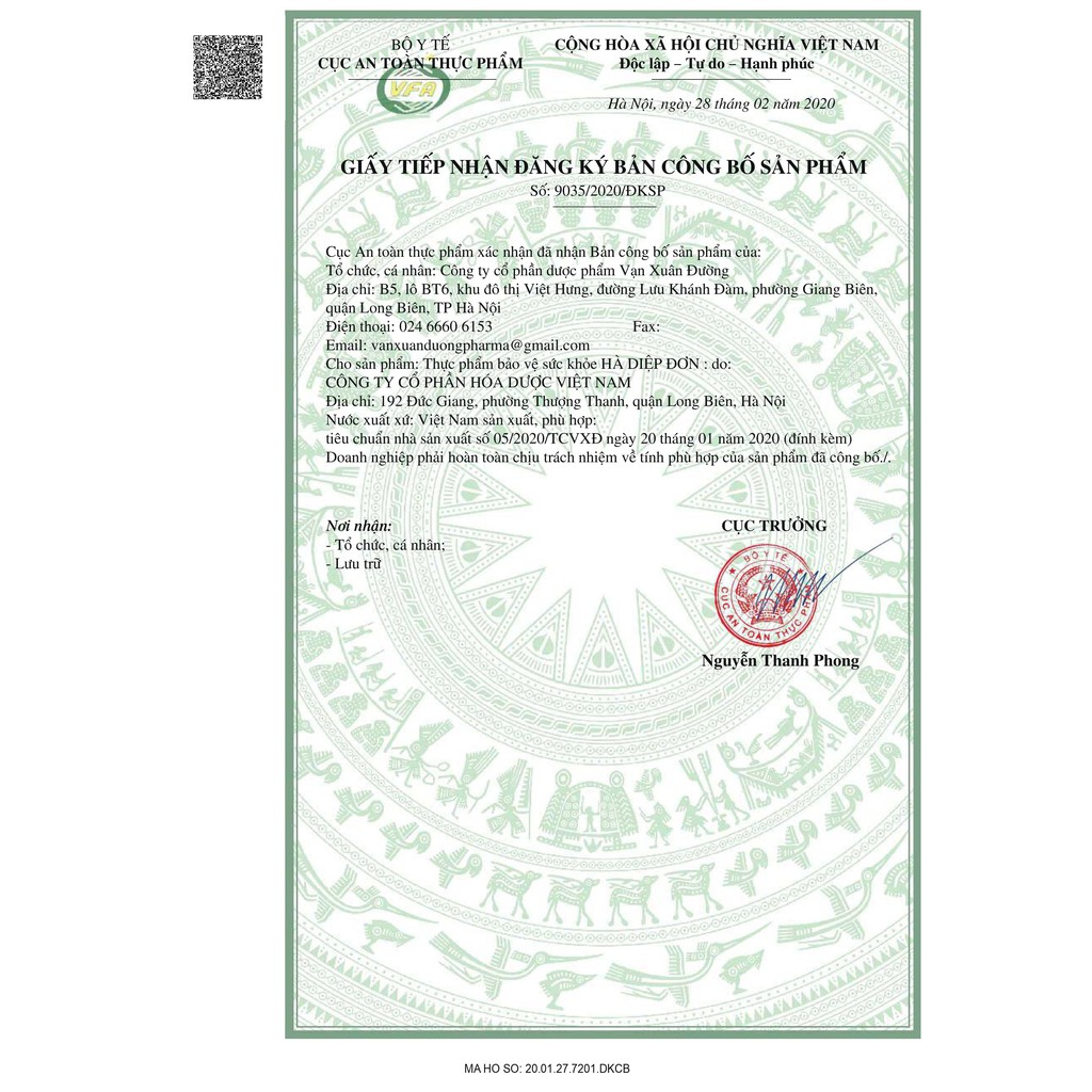 Giảm cân Hà Diệp Đơn của Vạn Xuân Đường Giúp giảm mỡ bụng, giảm cân sau sinh nhanh và an toàn | BigBuy360 - bigbuy360.vn