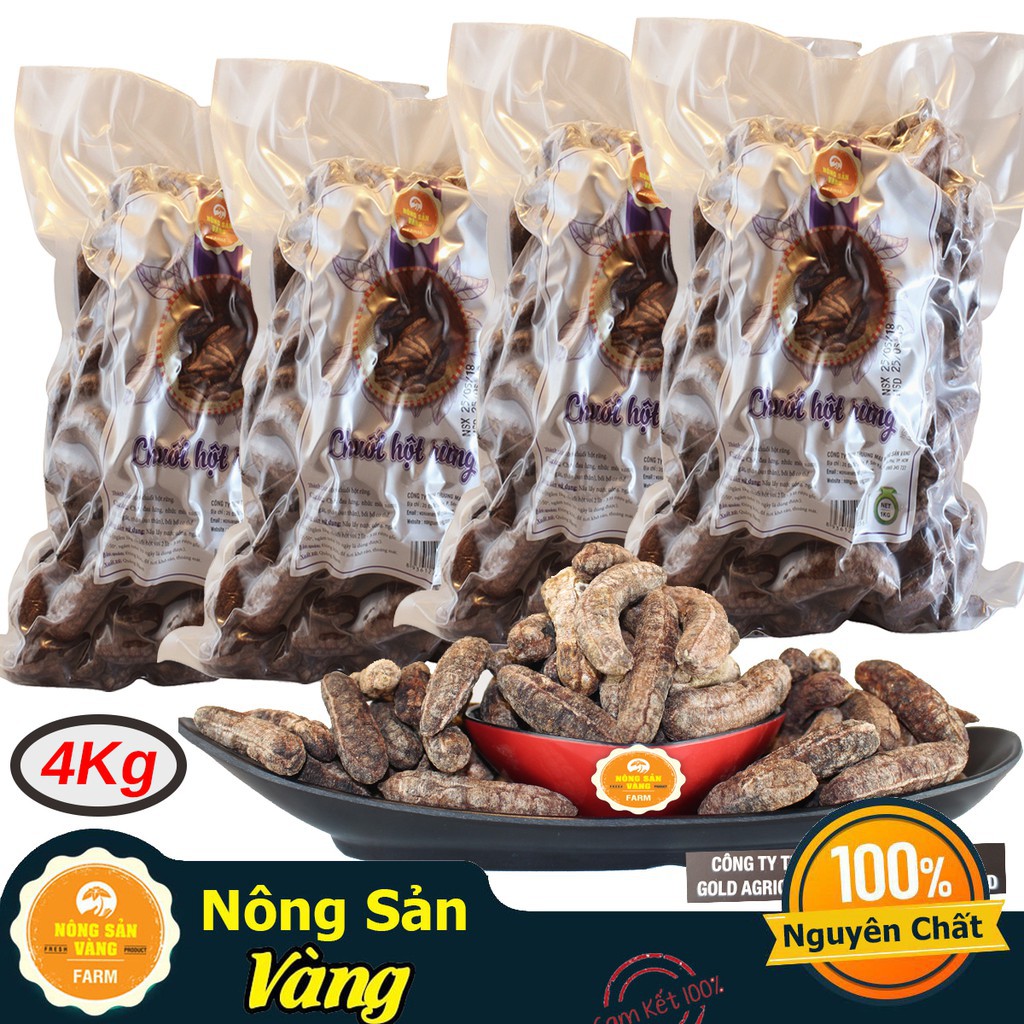 [Hot]Chuối Hột Rừng 10kg, Quả Chuối Hột Rừng Chín - Nông Sản Vàng