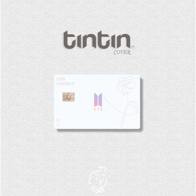 BTS Ver (Miếng Dán Sticker/ Dán Bảo Vệ Cho Thẻ ATM, Thẻ Từ, Thẻ Ghi nợ/ Tín dụng) | Dán Thẻ ATM TinTin Cover