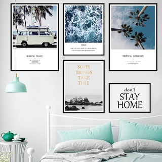 Decal Sticker Tranh dán tường mẫu hoa lá IN công nghệ chất lượng cao Zooyoo ZH45